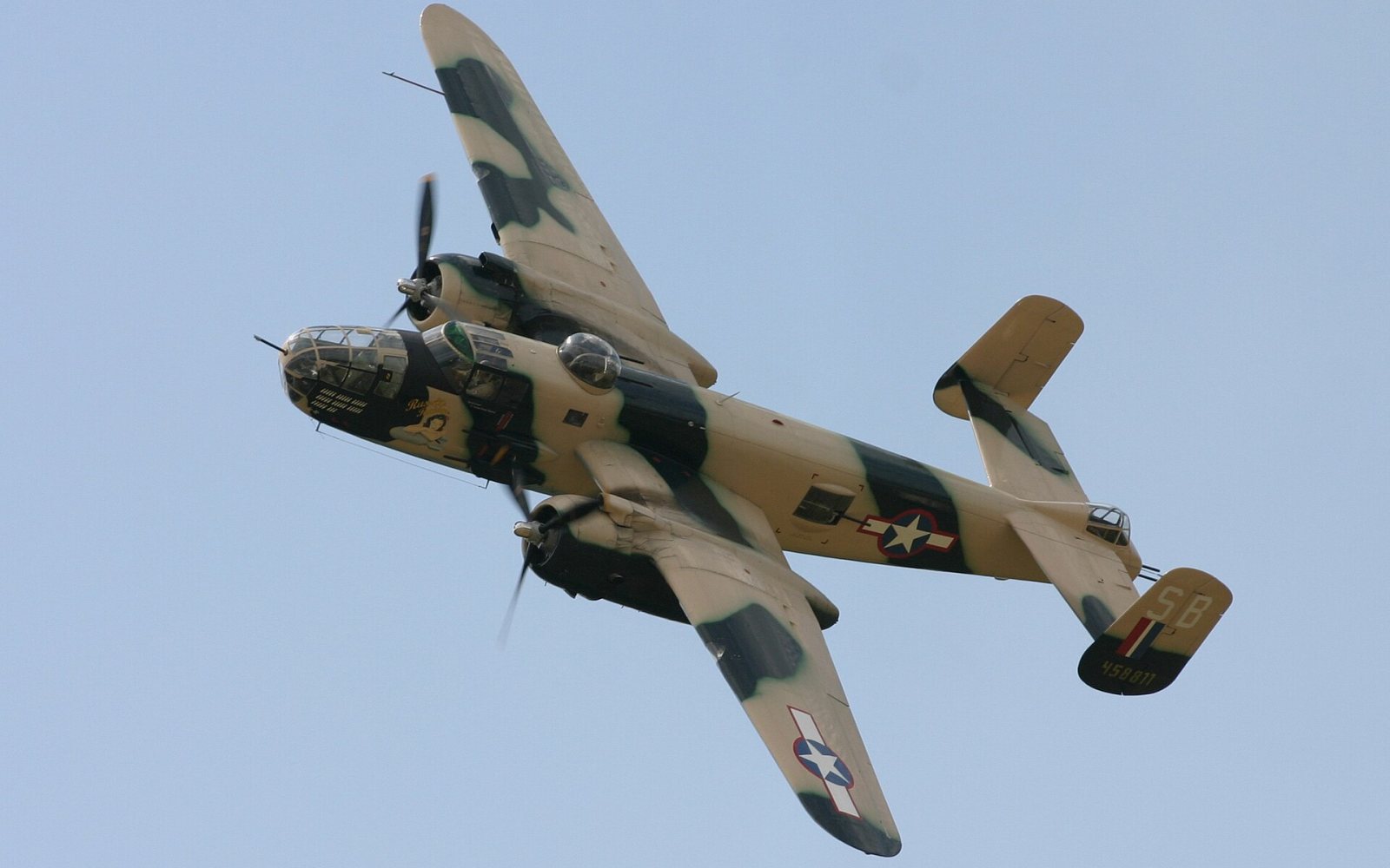 A B-25 bomber aircraft