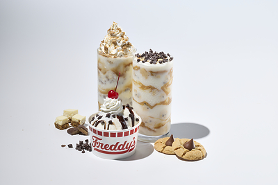 Freddy's partners with The Hershey Company for new limited-time offers and brings back French Onion Steakburger Freddy's partners with The Hershey Company for new limited-time offers and brings back French Onion Steakburger