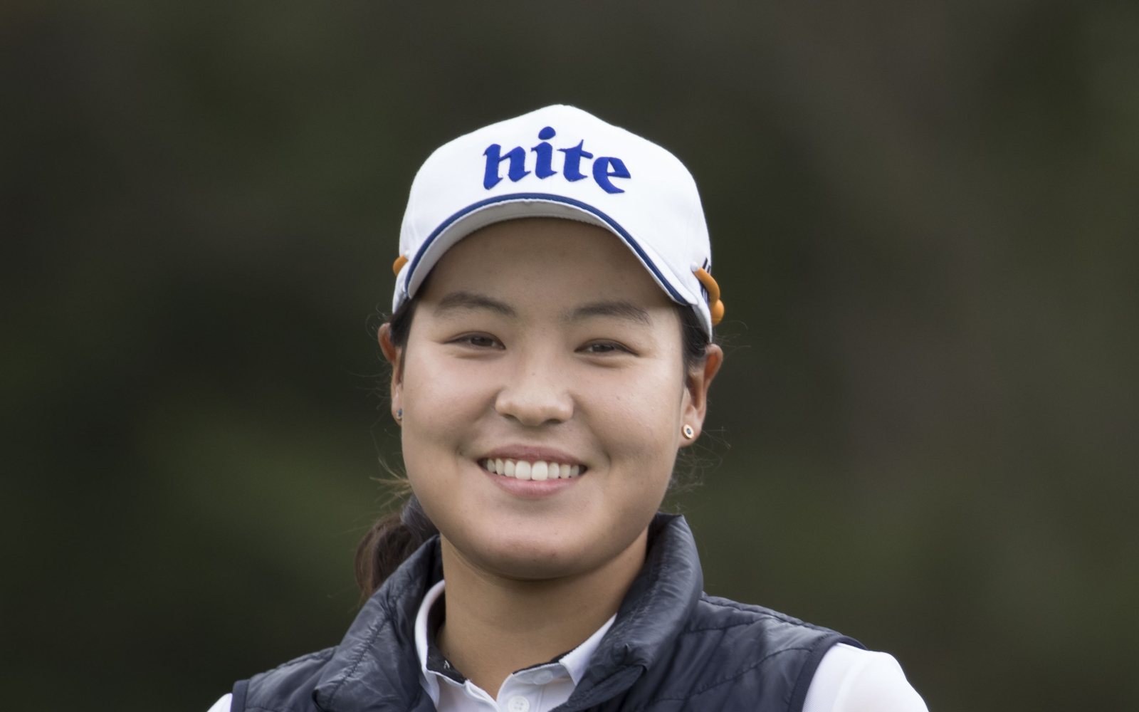 Golfer at a professional tournament