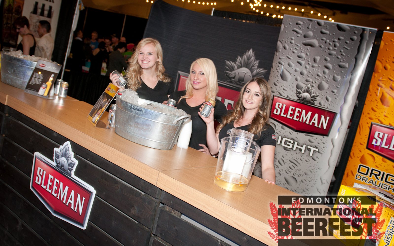Glasses of craft beer at a tasting festival