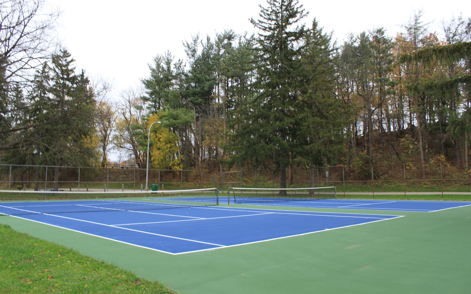 A tennis court
