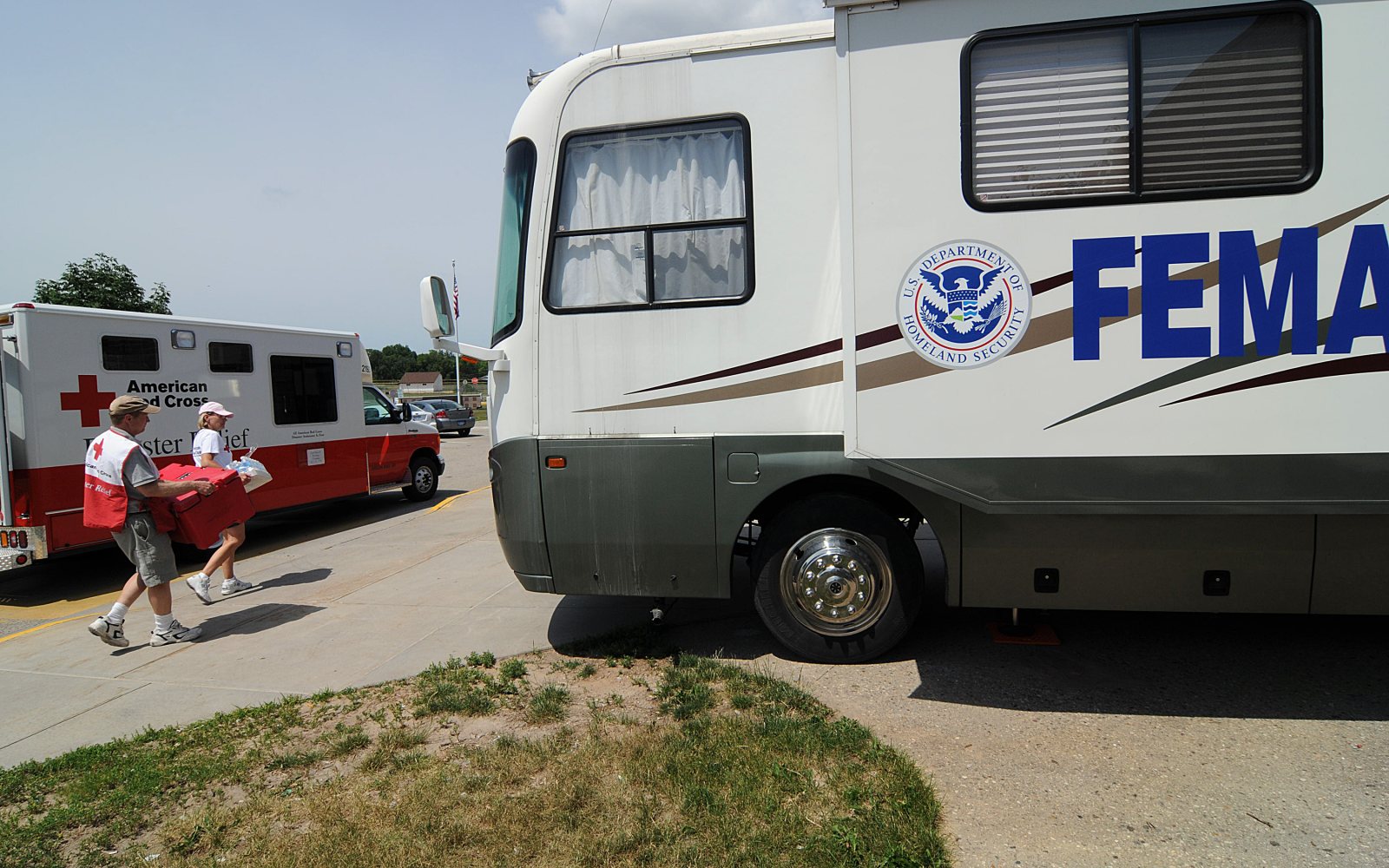 American Red Cross emergency response vehicle