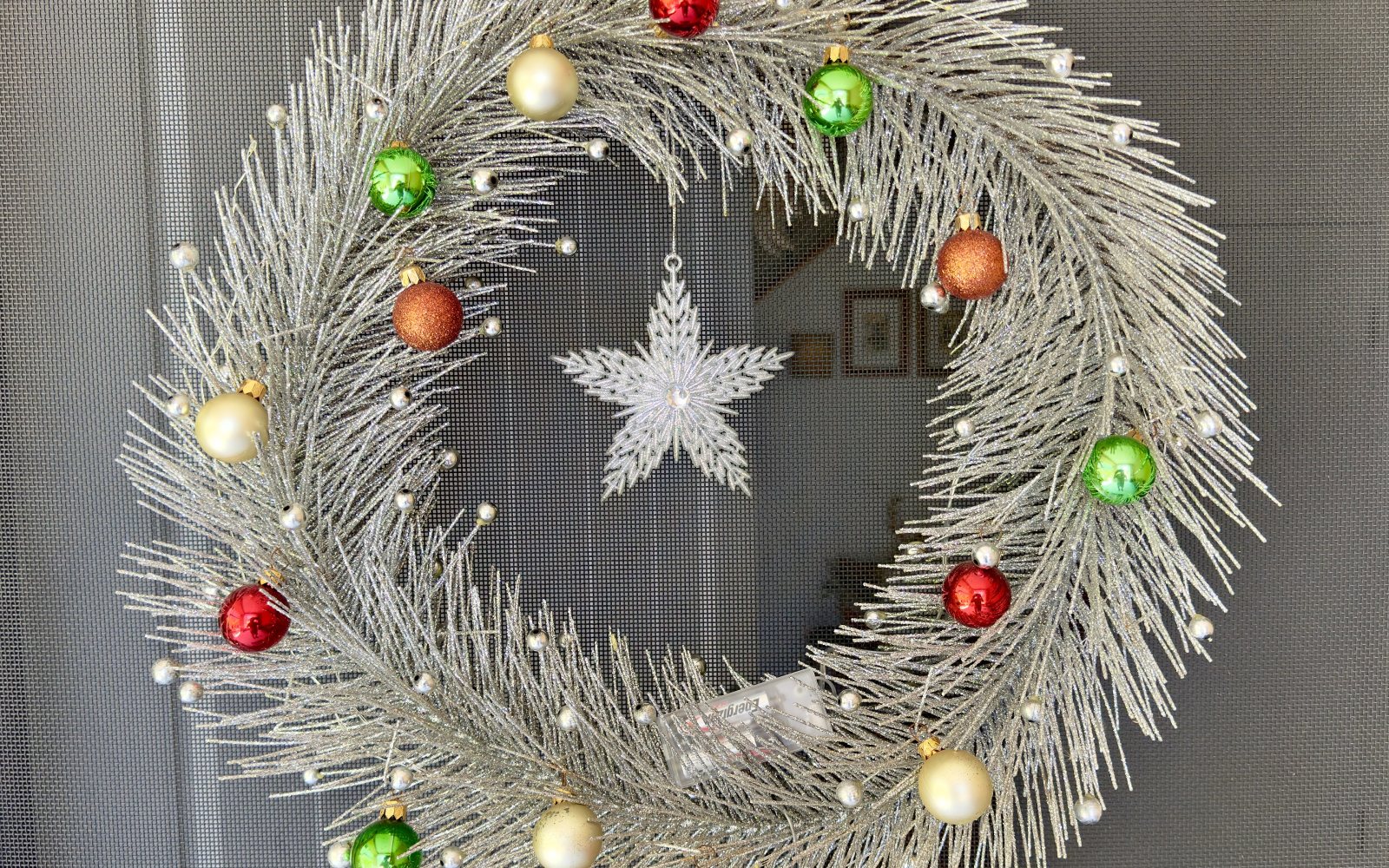 A fresh fir Christmas wreath