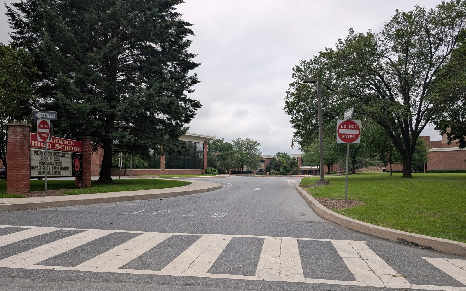 Warwick High School in Lititz, Pennsylvania