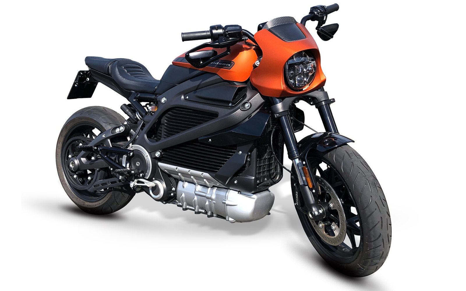 An electric motorcycle
